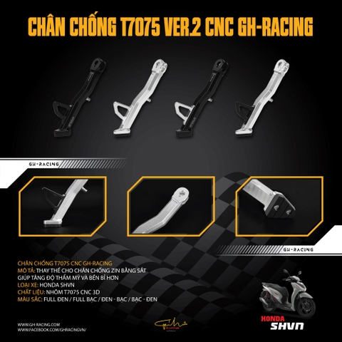 CHÂN CHỐNG CNC SHVN/GIORNO - GH-RACING