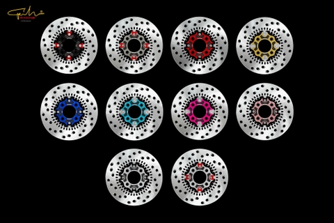 ĐĨA THẮNG RX CARBON SIZE 190MM HONDA LEAD ABS - GH-RACING