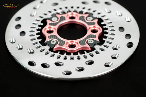ĐĨA THẮNG RX CARBON SIZE 190MM HONDA LEAD ABS - GH-RACING