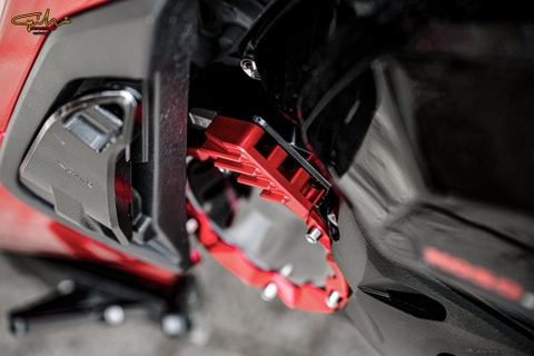 ỐP LỐC NỐI TRONG SUỐT HONDA SHVN 2020-2026 CNC - GH-RACING