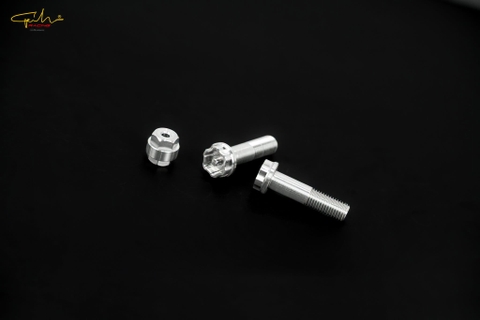 ỐC CHỐNG HACK PHUỘC SAU SIZE M10X40 INOX 304 CNC GH-RACING