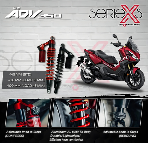 PHUỘC PROFENDER X SERIES - ADV 350 445MM