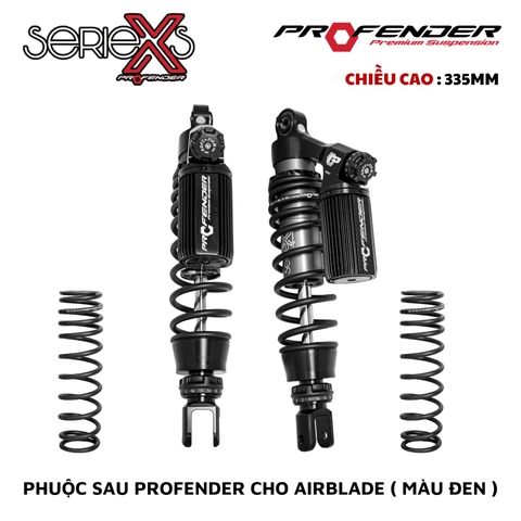 PHUỘC PROFENDER X SERIES - AIRBLADE 335mm (MÀU ĐEN)