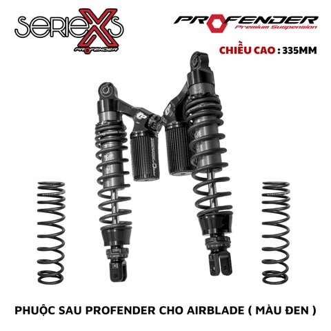 PHUỘC PROFENDER X SERIES - AIRBLADE 335mm (MÀU ĐEN)