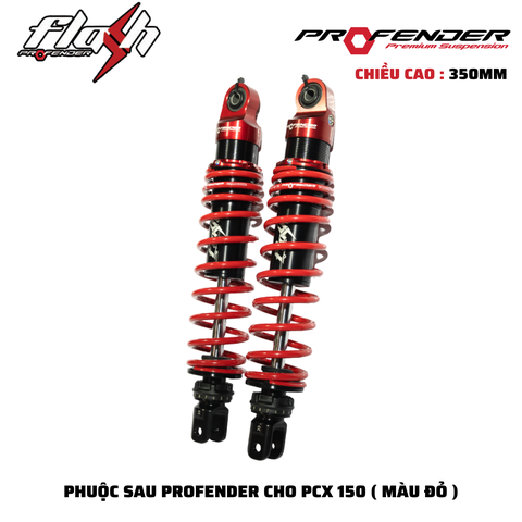 PHUỘC PROFENDER FLASH SERIES - PCX 150 / AIRBLADE 350MM ( MÀU ĐỎ )