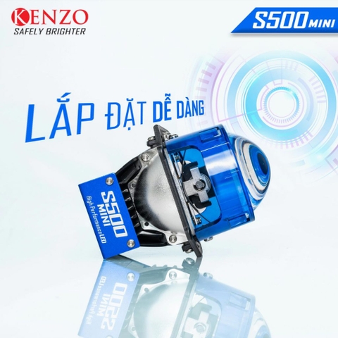 ĐÈN LED BI CẦU KENZO S500 MINI