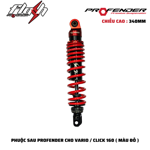 PHUỘC PROFENDER Series Flash - Vario 160 340MM (Màu Đỏ)