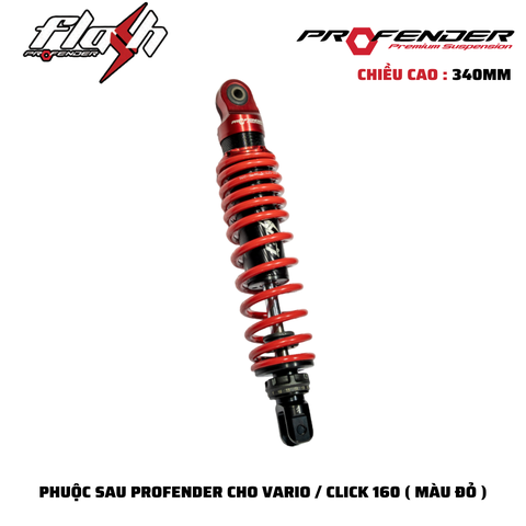 PHUỘC PROFENDER Series Flash - Vario 160 340MM (Màu Đỏ)