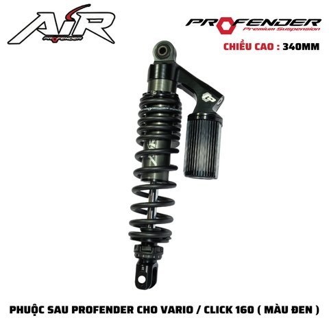 PHUỘC PROFENDER AIR SERIES - VARIO / CLICK 160 340mm (MÀU ĐEN)