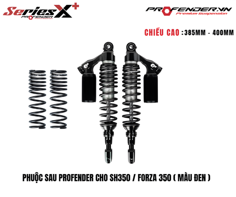PHUỘC PROFENDER X SERIES PLUS - HONDA SH 350/FROZA 350 (ĐEN)