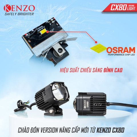 ĐÈN TRỢ SÁNG KENZO CX80 V2.0
