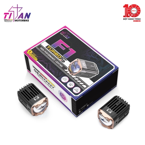 ĐÈN TRỢ SÁNG TITAN MOTO F1 TURBO S