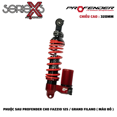 PHUỘC PROFENDER X SERIES - FAZZIO / GRANDE / MIO 320mm ( MÀU ĐỎ )