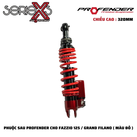 PHUỘC PROFENDER X SERIES - FAZZIO / GRANDE / MIO 320mm ( MÀU ĐỎ )