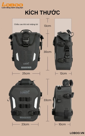 TÚI BÊN PHỤ LOBOO CHỐNG NƯỚC BH11 (CÁI)