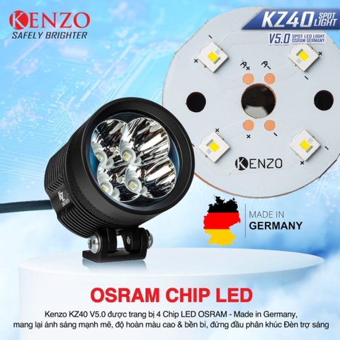 ĐÈN TRỢ SÁNG KENZO KZ40 V5.0
