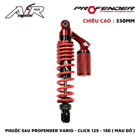 PHUỘC PROFENDER AIR SERIES -LEAD 330MM (MÀU ĐỎ)