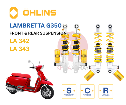PHUỘC OHLINS LA342 & LA343 - LAMBRETTA G350