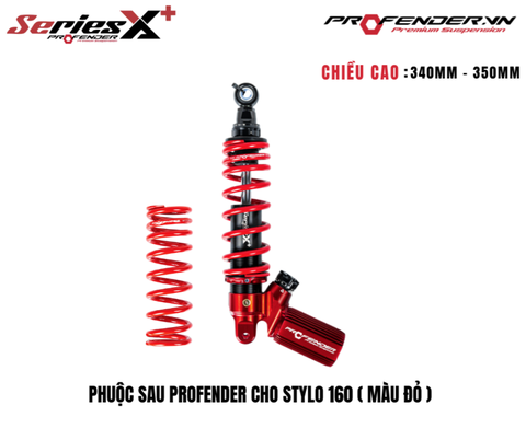 PHUỘC PROFENDER X SERIES PLUS - HONDA STYLO 160 (ĐỎ)