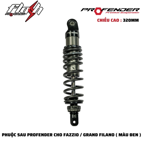 PHUỘC PROFENDER FLASH SERIES - FAZZIO / GRANDE / MIO 320MM (MÀU ĐEN)