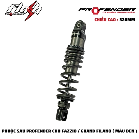 PHUỘC PROFENDER FLASH SERIES - FAZZIO / GRANDE / MIO 320MM (MÀU ĐEN)
