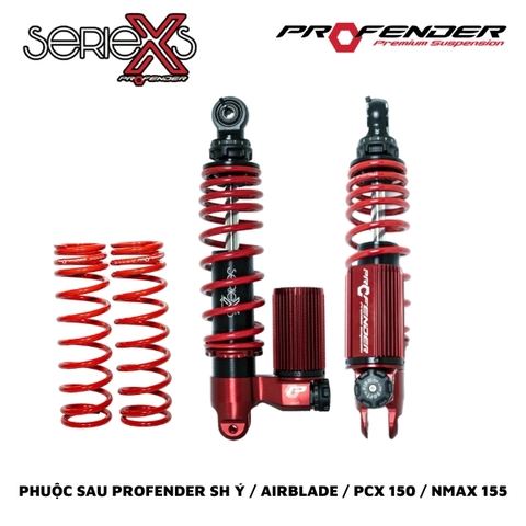 PHUỘC PROFENDER X SERIES - SH Ý / PCX 150 / NMAX 155 320mm ( MÀU ĐỎ)