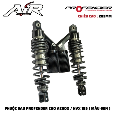 PHUỘC PROFENDER AIR SERIES - NVX155 / AEROX : LOAD 285MM ( MÀU ĐEN )
