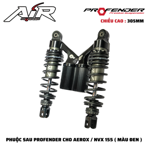 PHUỘC PROFENDER AIR SERIES - NVX155 / AEROX 305MM ( MÀU ĐEN )