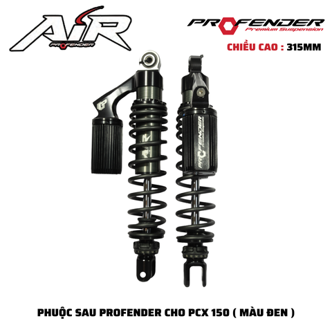 PHUỘC PROFENDER AIR SERIES - NMAX 155 / PCX 150 / SH Ý 315MM (MÀU ĐEN)