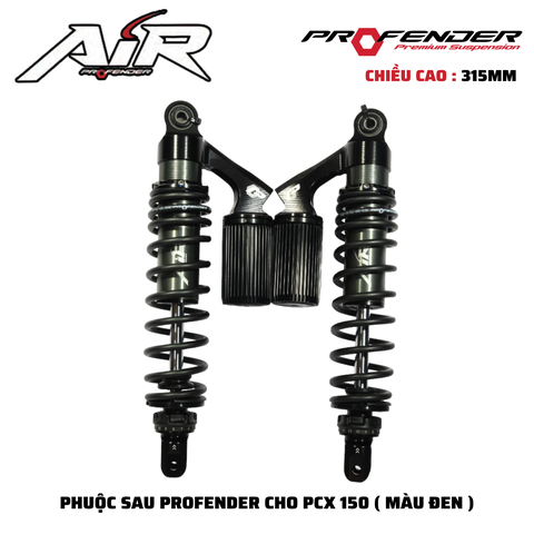 PHUỘC PROFENDER AIR SERIES - NMAX 155 / PCX 150 / SH Ý 315MM (MÀU ĐEN)
