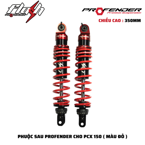 PHUỘC PROFENDER FLASH SERIES - PCX 150 350MM ( MÀU ĐỎ )