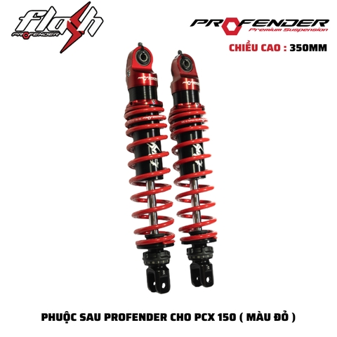 PHUỘC PROFENDER FLASH SERIES - PCX 150 350MM ( MÀU ĐỎ )