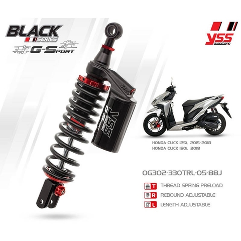 PHUỘC GIẢM SỐC SAU YSS CHO VARIO 150 GSPORT