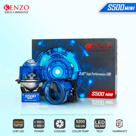 ĐÈN LED BI CẦU KENZO S500 MINI