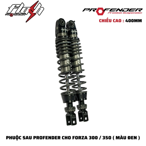 PHUỘC PROFENDER FLASH SERIES - SH300/350 - FORZA 300/350 400MM ( MÀU ĐEN )