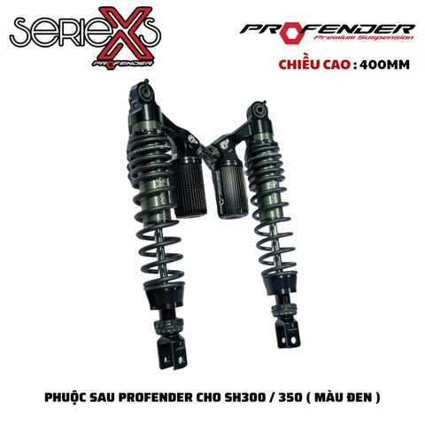 PHUỘC PROFENDER X SERIES - SH350/300 - FORZA350/300 400mm (MÀU ĐEN)