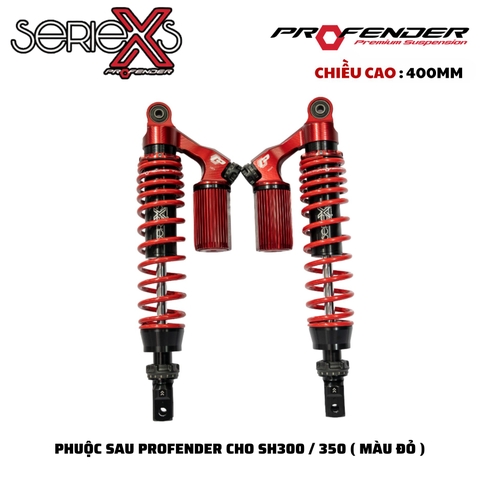 PHUỘC PROFENDER X SERIES - SH350/300 - FORZA350/300 400mm (MÀU ĐỎ)