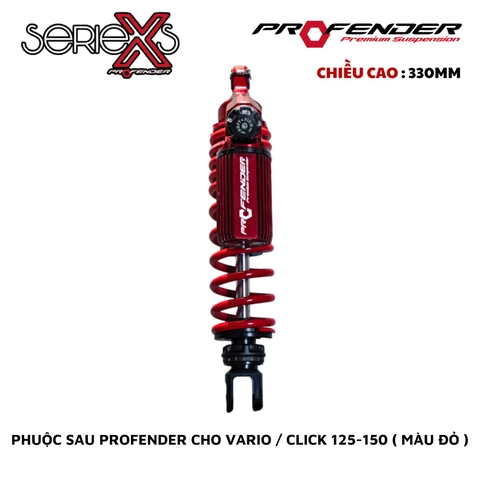 PHUỘC PROFENDER X SERIES - SH MODE 330mm (MÀU ĐỎ)