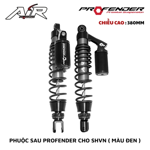 PHUỘC PROFENDER AIR SERIES - SH150/160 380MM ( MÀU ĐEN )