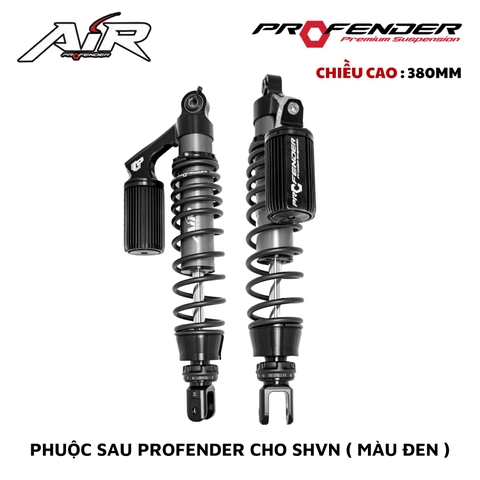 PHUỘC PROFENDER AIR SERIES - SH150/160 380MM ( MÀU ĐEN )