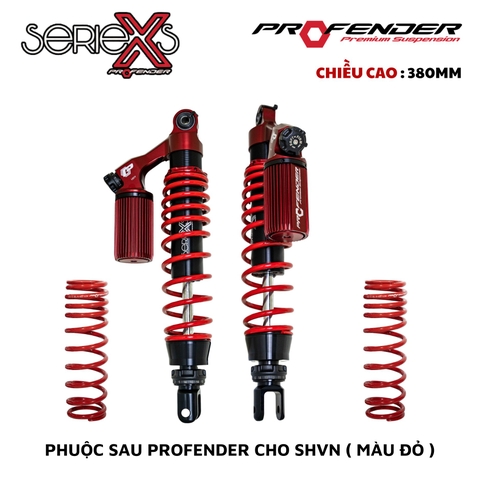 PHUỘC PROFENDER X SERIES - SHVN 150 / 160 380mm (MÀU ĐỎ)