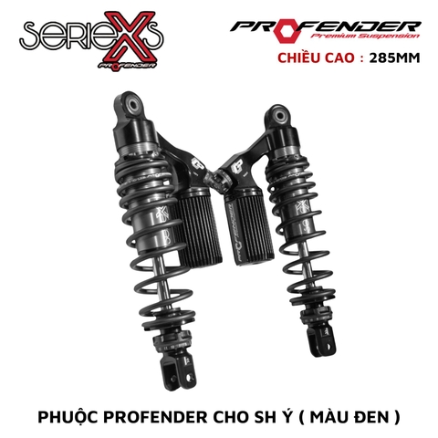 PHUỘC PROFENDER X SERIES - SH Ý SIZE 285mm ( MÀU ĐEN )