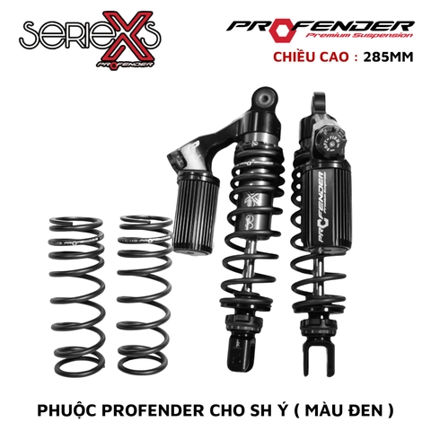 PHUỘC PROFENDER X SERIES - SH Ý SIZE 285mm ( MÀU ĐEN )