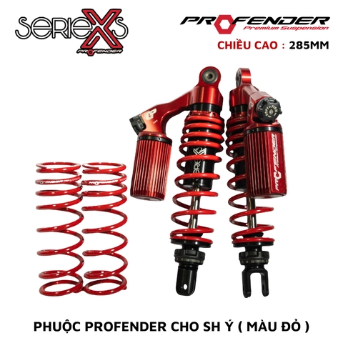 PHUỘC PROFENDER X SERIES - SH Ý SIZE 285mm ( MÀU ĐỎ)
