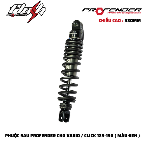 PHUỘC PROFENDER Series Flash - Vario 125/150 330MM ( Màu Đen )