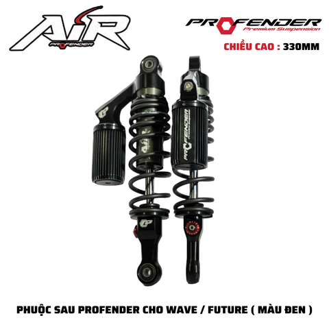 PHUỘC PROFENDER Air Series - Wave/Dream/Future  330MM (Màu Đen)