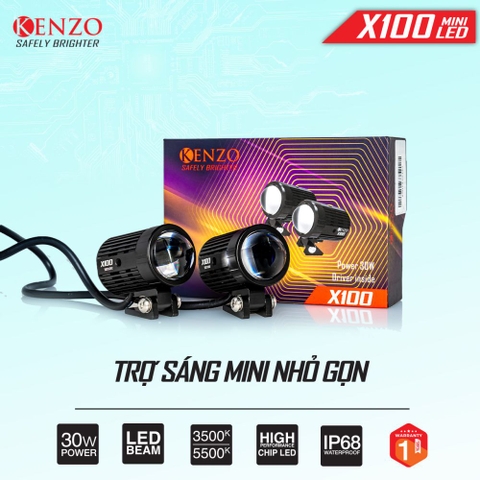 ĐÈN TRỢ SÁNG KENZO X100 