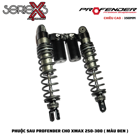PHUỘC PROFENDER X SERIES - XMAX 250/300 350mm ( MÀU ĐEN + ĐỎ )