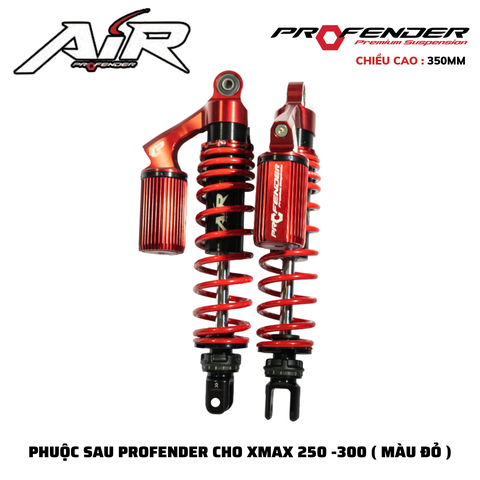 PHUỘC PROFENDER AIR SERIES - XMAX 350 350MM (MÀU ĐỎ)