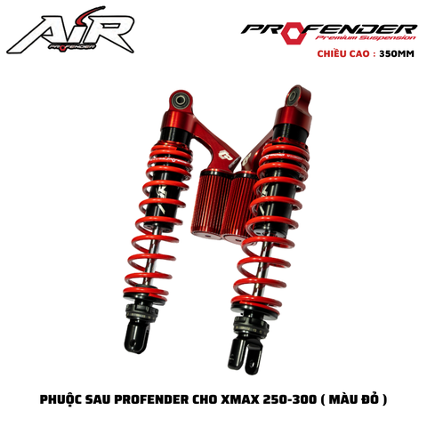 PHUỘC PROFENDER AIR SERIES - XMAX 350 350MM (MÀU ĐỎ)